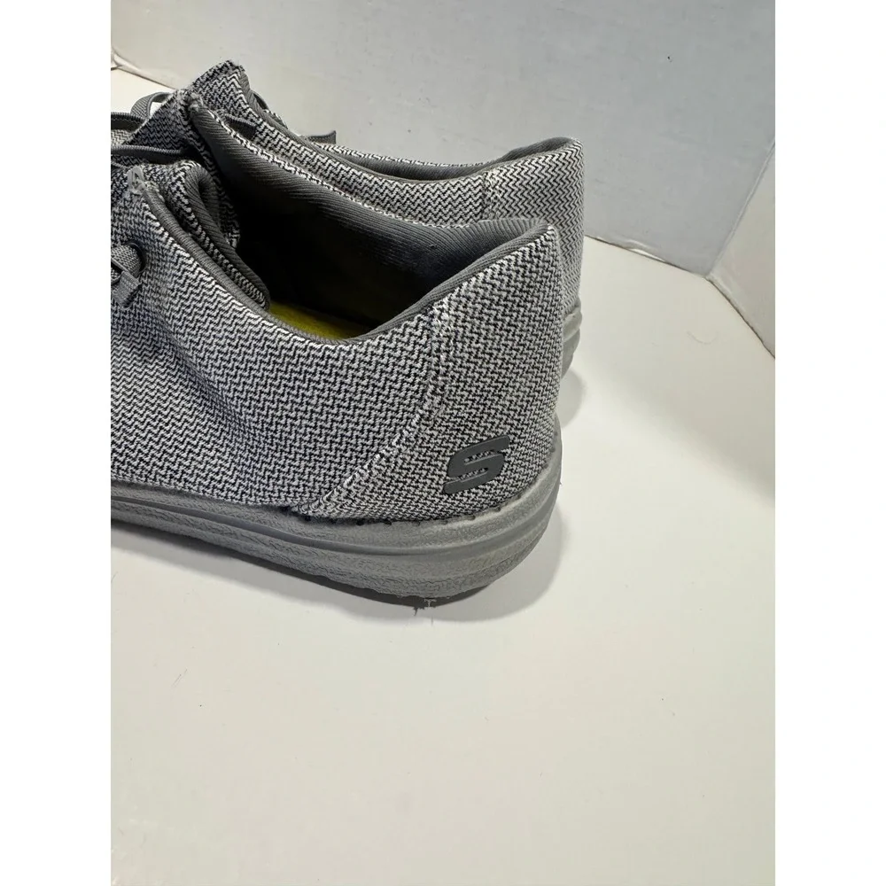 Skechers Relaxed Fit‎ Air-Cooled Memory Foam Loafer 12 Grey Excellent